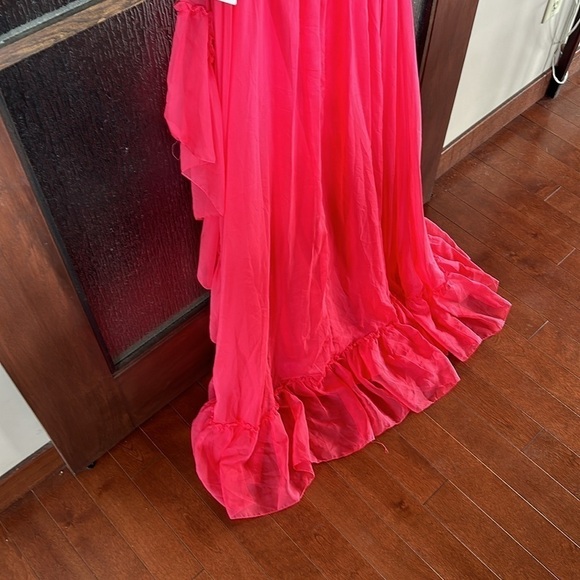 Mac Duggal RUFFLED ONE SHOULDER ASYMMETRICAL GOWN size 8 NEW $598 - Picture 12 of 12